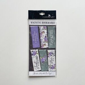 Christian Art Gifts Magnetic Bookmark Pagemarker Bible Classic Verses (Set of 6)